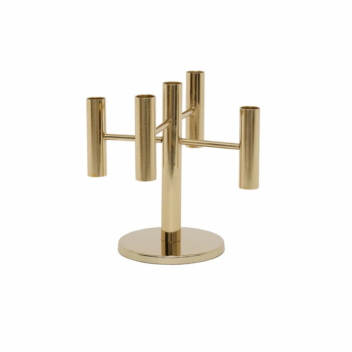 Karaca Home Genna 5-piece Candlestick 22 cm Gold