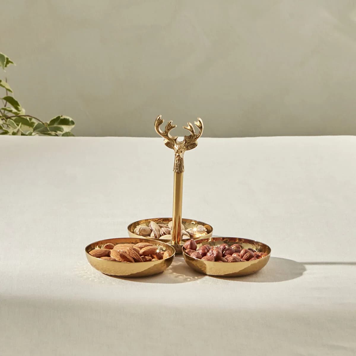 Karaca Home Loren Snack Bowl 19x19x15 cm Gold