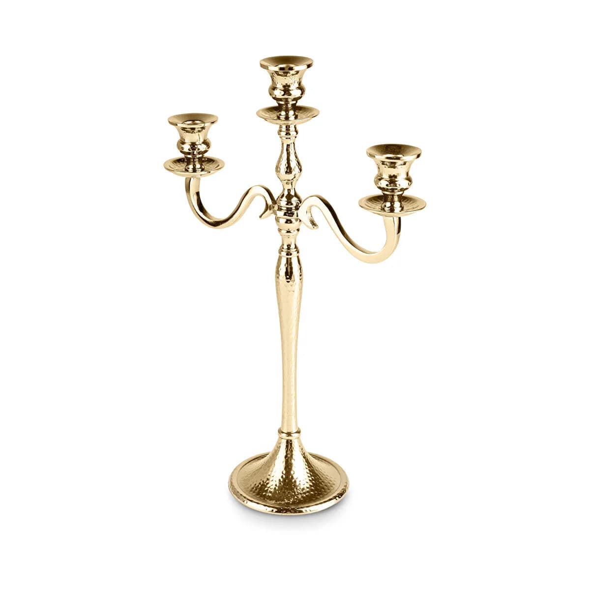 طقم شمعدان كاراجا هوم رينا 3 قطع ذهبي 44.5×30.5 سم