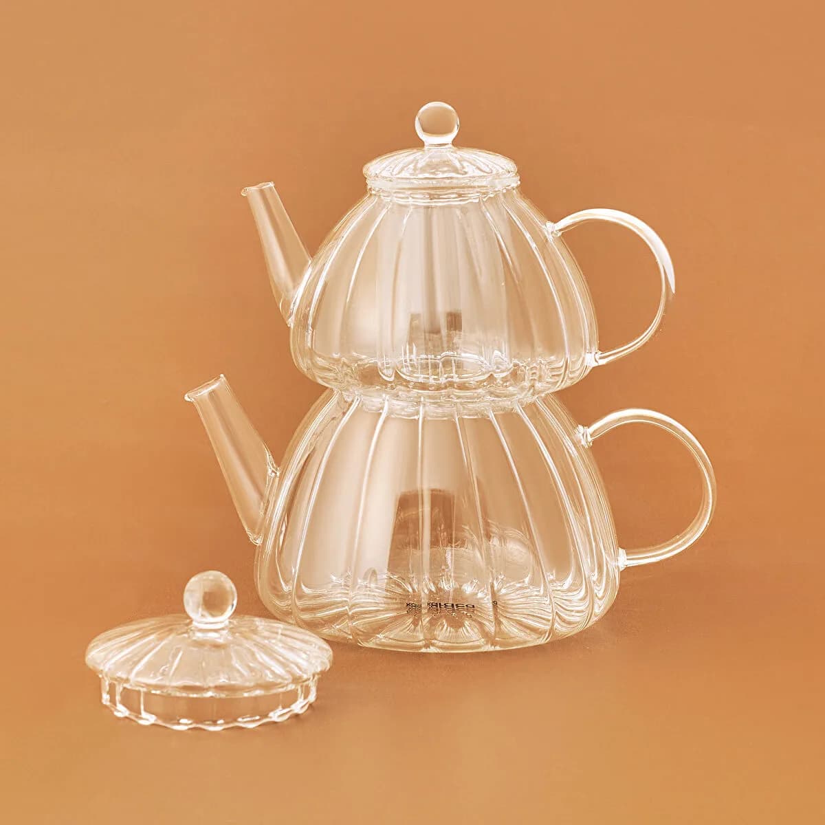 كاراجا لوري إبريق شاي زجاج بوروسيليكات