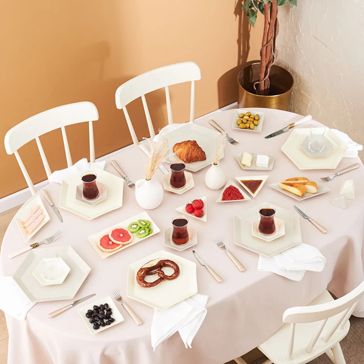 كاراجا فوريفر بون بازل طقم إفطار 32 قطعة لـ 6 أشخاص