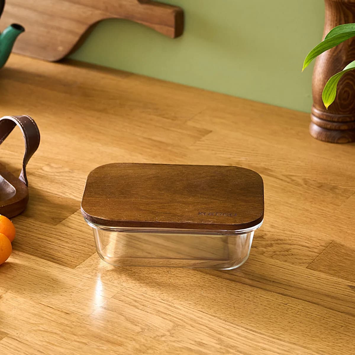 كاراجا كاريا أكاسيا حافظة طعام زجاجية 400 مل