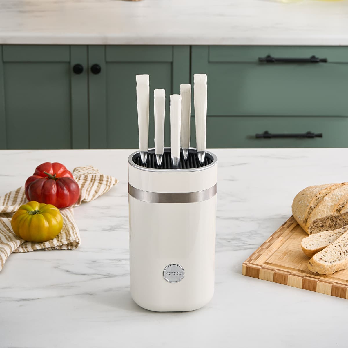 كاراجا ماستر ميد طقم سكاكين 6 قطع كريمي