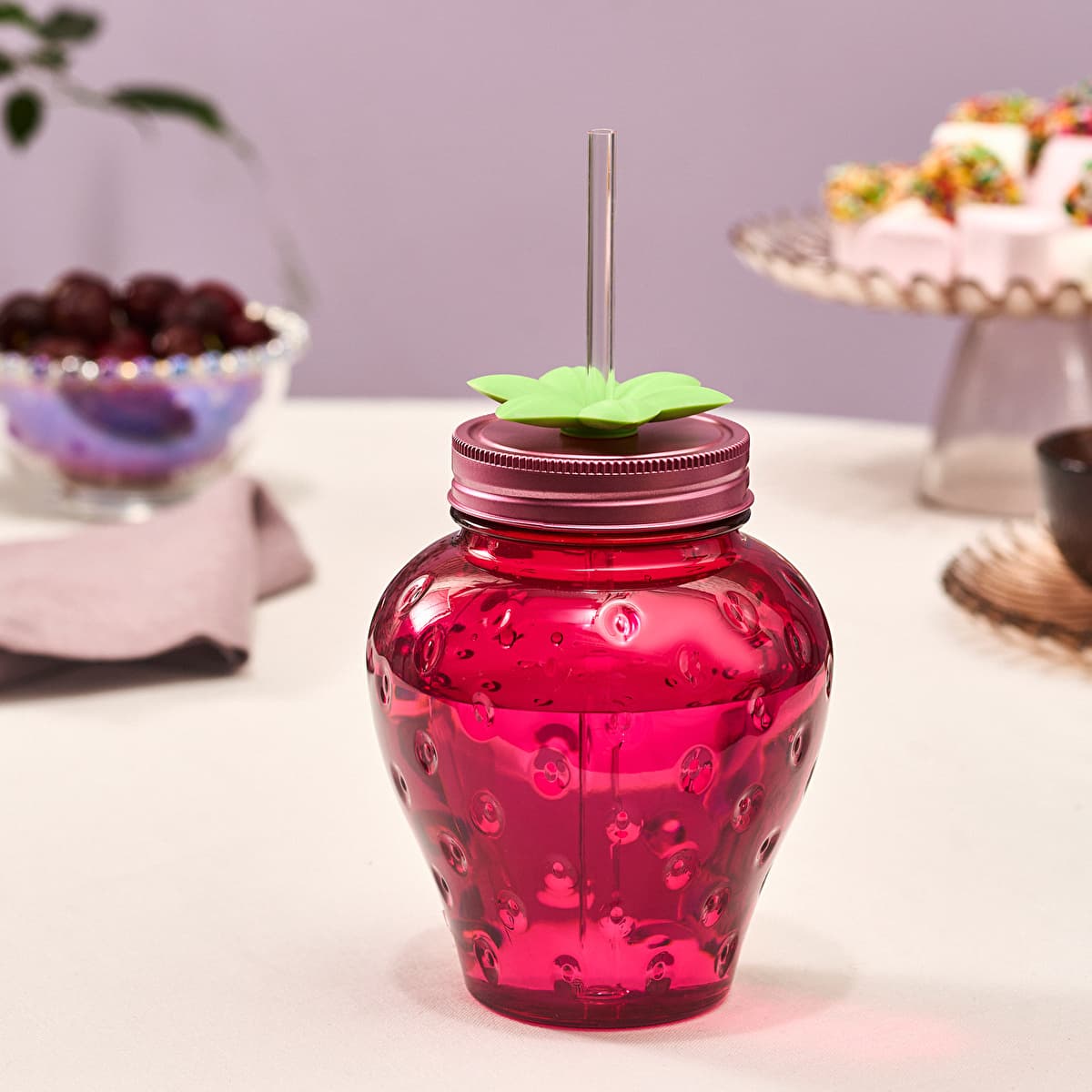 كاراجا شيليك زجاجة ماء شفافة مع شفاطة 750 مل