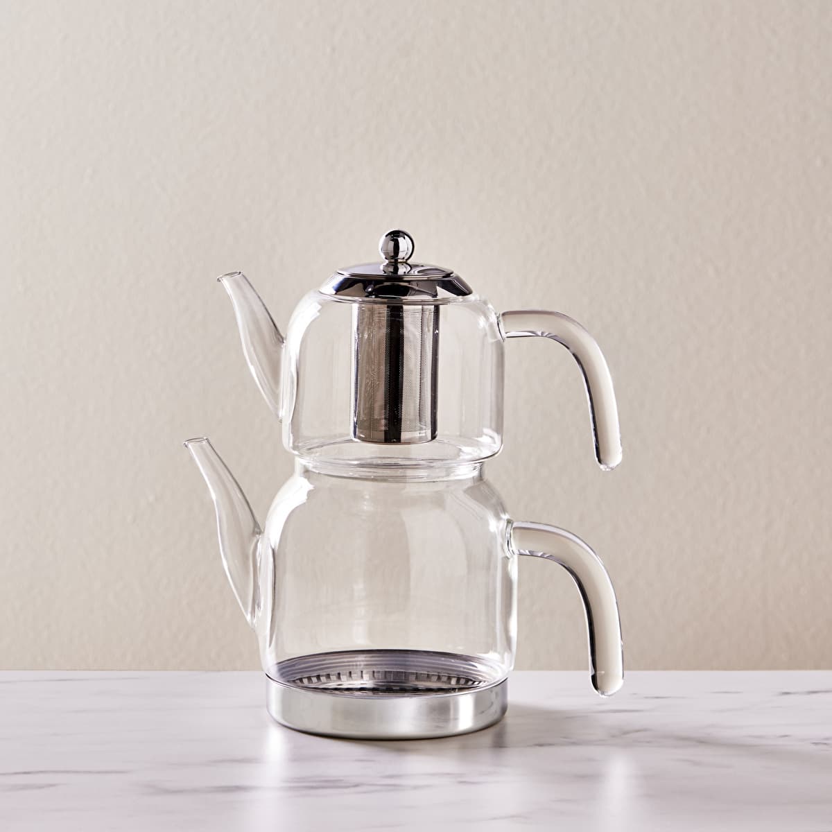 كاراجا بانورا إبريق شاي زجاجي حجم عائلي