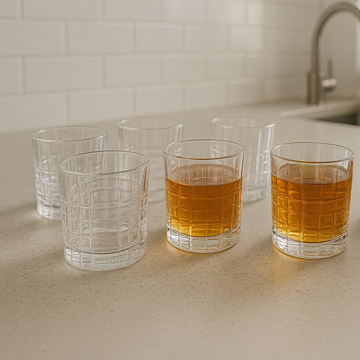 Karaca Luminary 6-Piece Glass Water Glass 300 ml