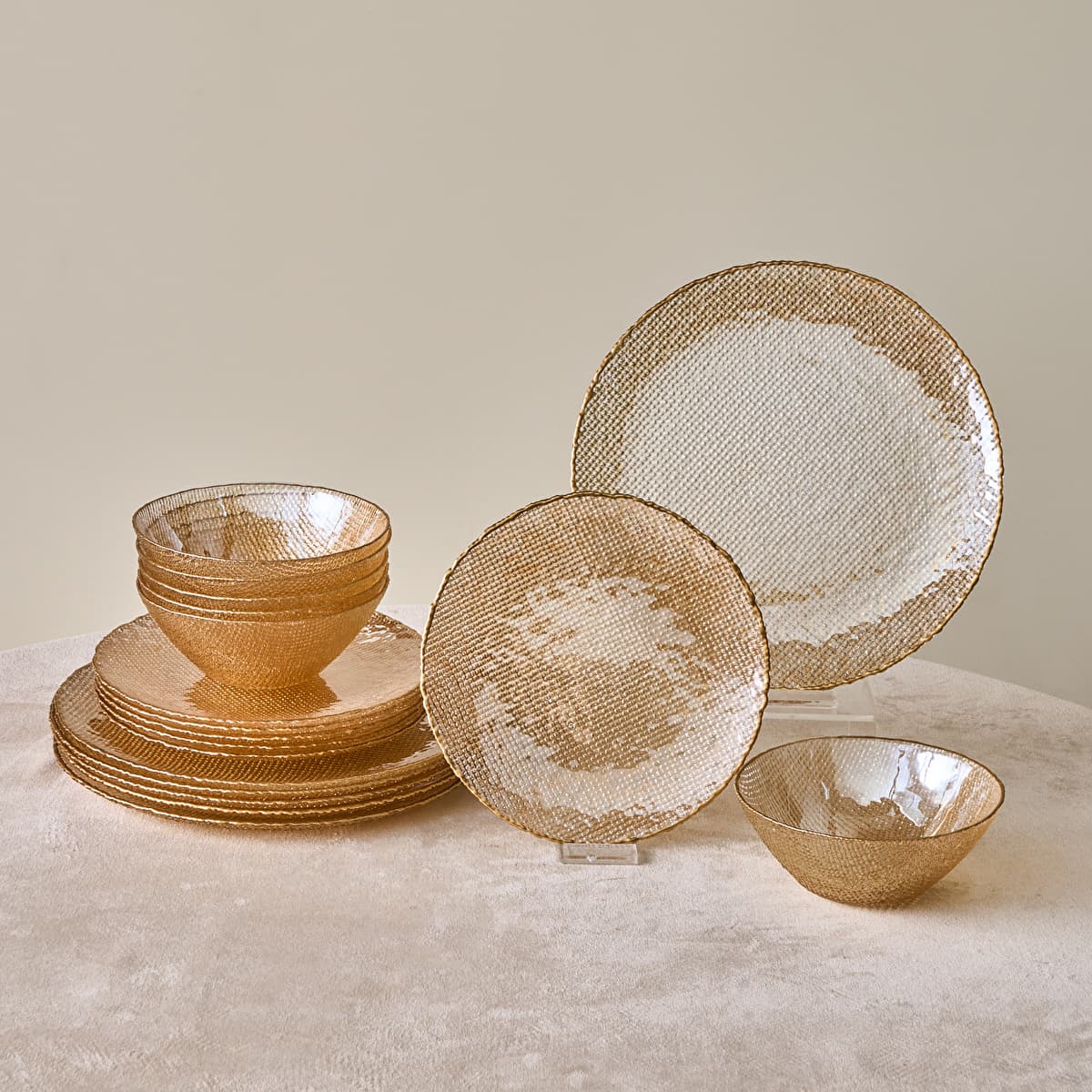 كاراجا شاين طقم عشاء 18 قطعة لـ 6 أشخاص