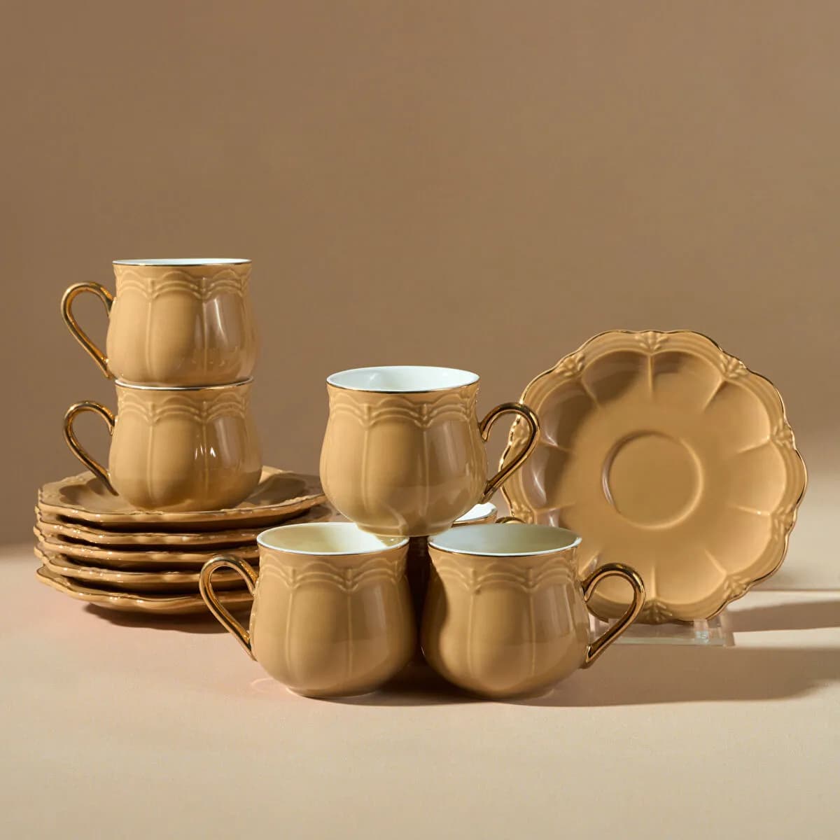 Karaca Misto Set of 6 Coffee Cups 90 ml