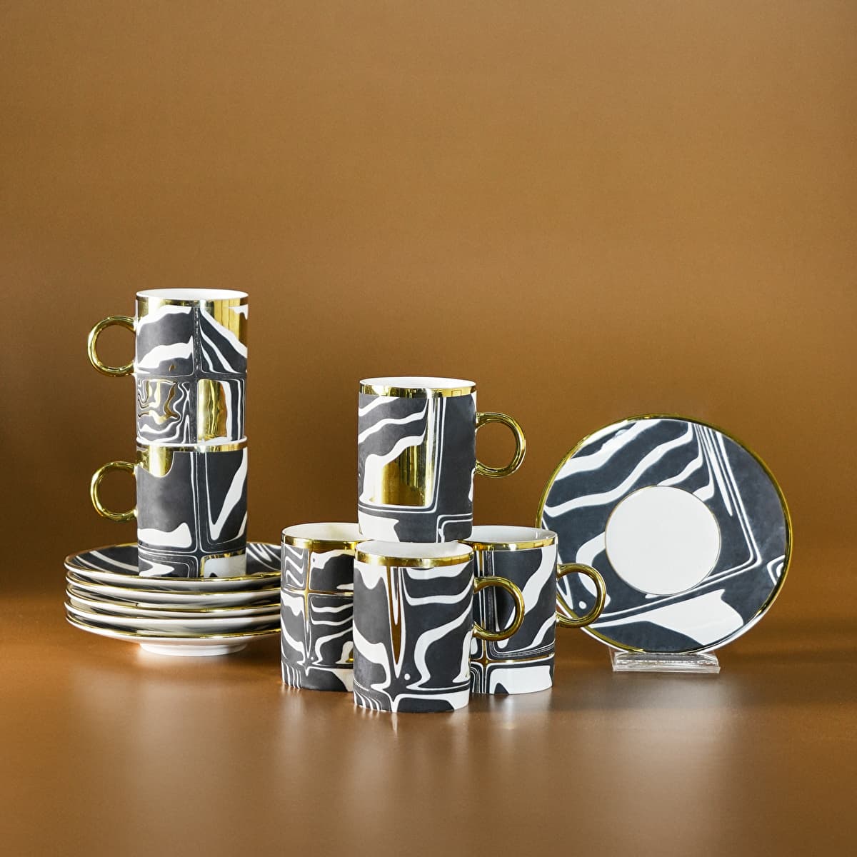 Karaca Tales Set of 6 Coffee Cups 90 ml