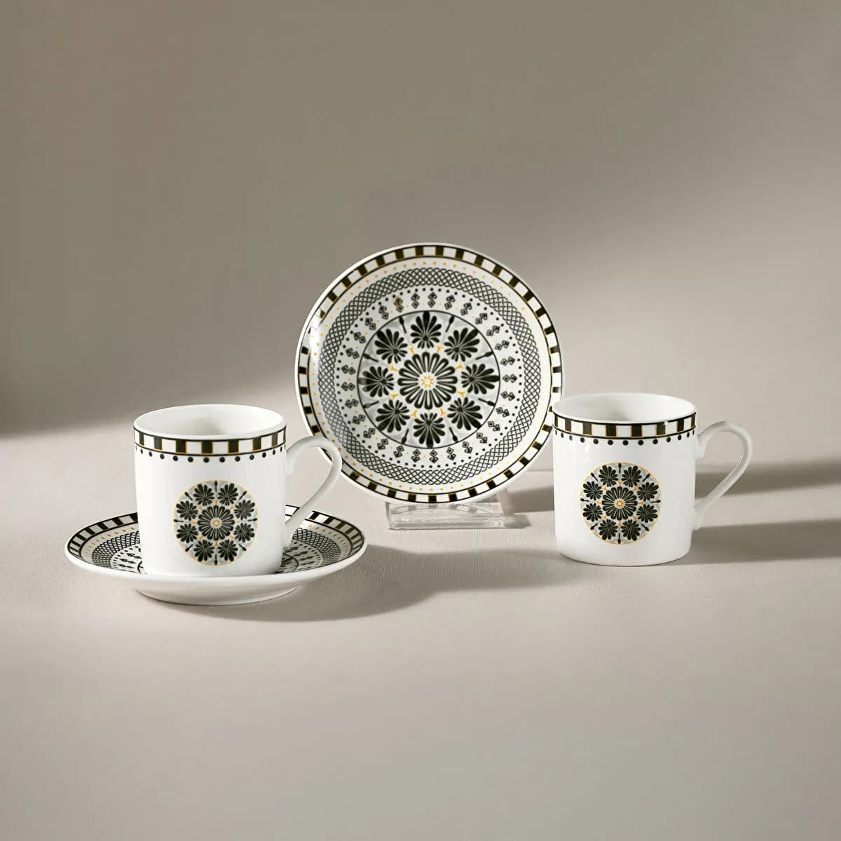 Karaca Tuna Coffee Cup Set for 2 People 90 ml