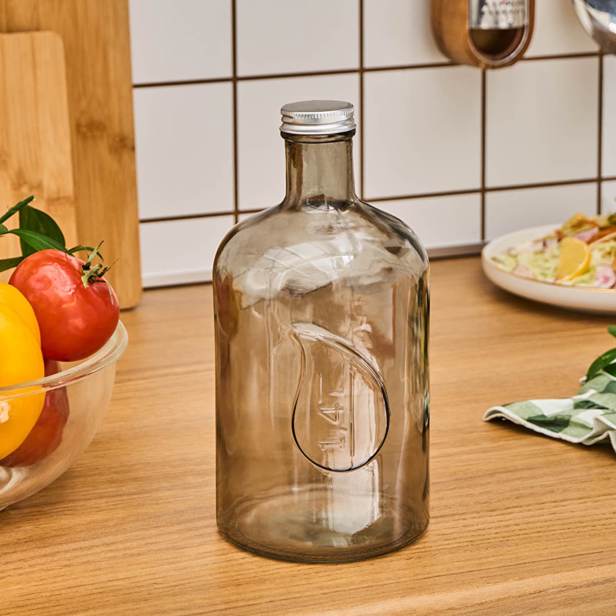 Karaca Nicky Oil Bottle 1400 Ml Anthracite