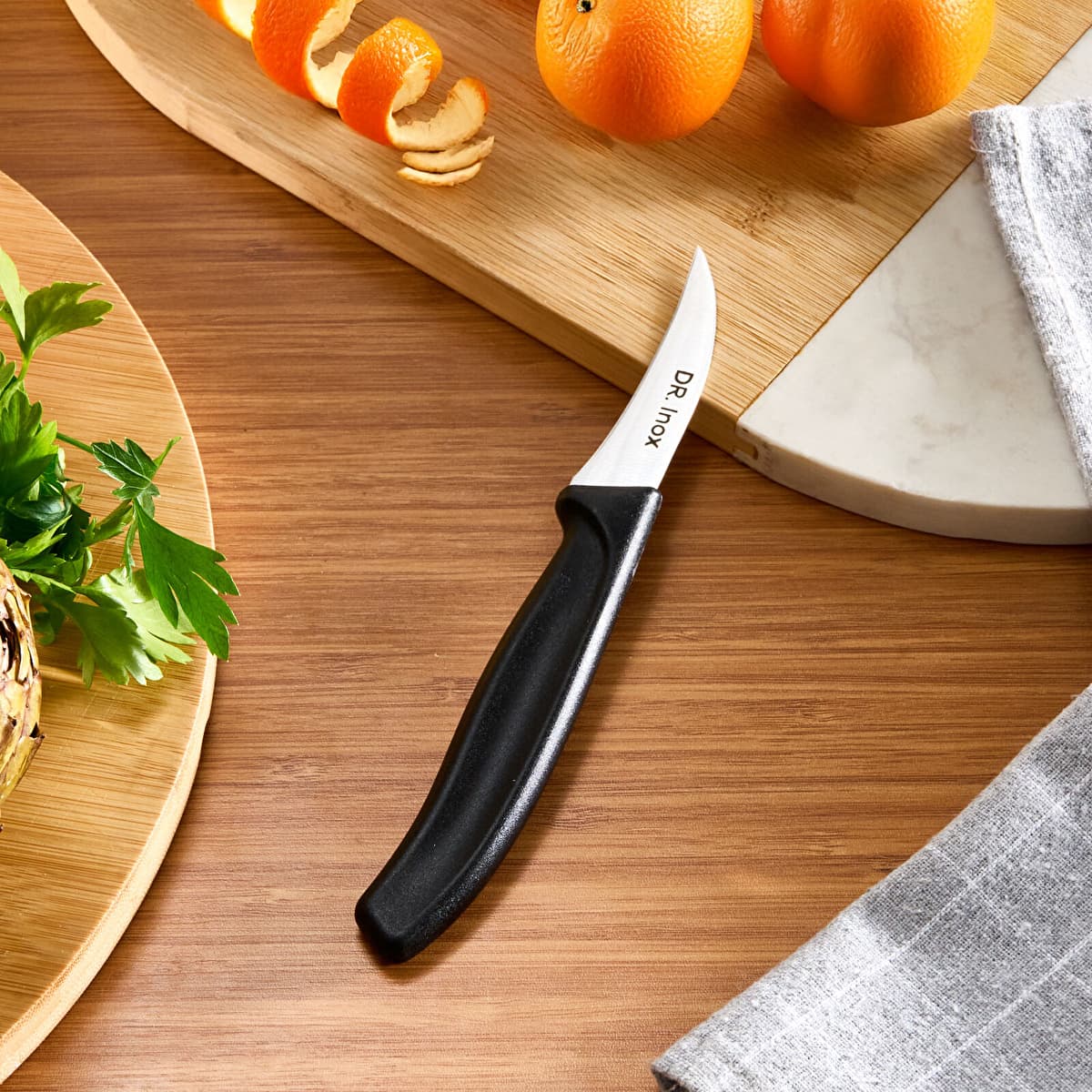 سكين تشكيل دكتور إينوكس أسود 17 سم