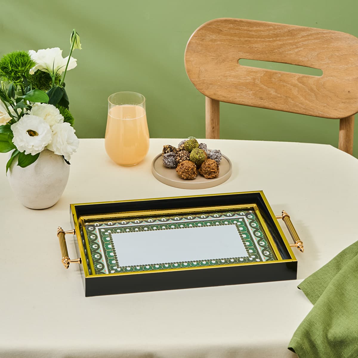 Karaca Lagada Rectangular Tray 35 Cm