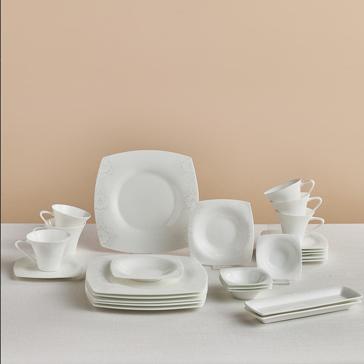 كاراجا فاين بيرل هيلين طقم إفطار 26 قطعة لـ 6 أشخاص