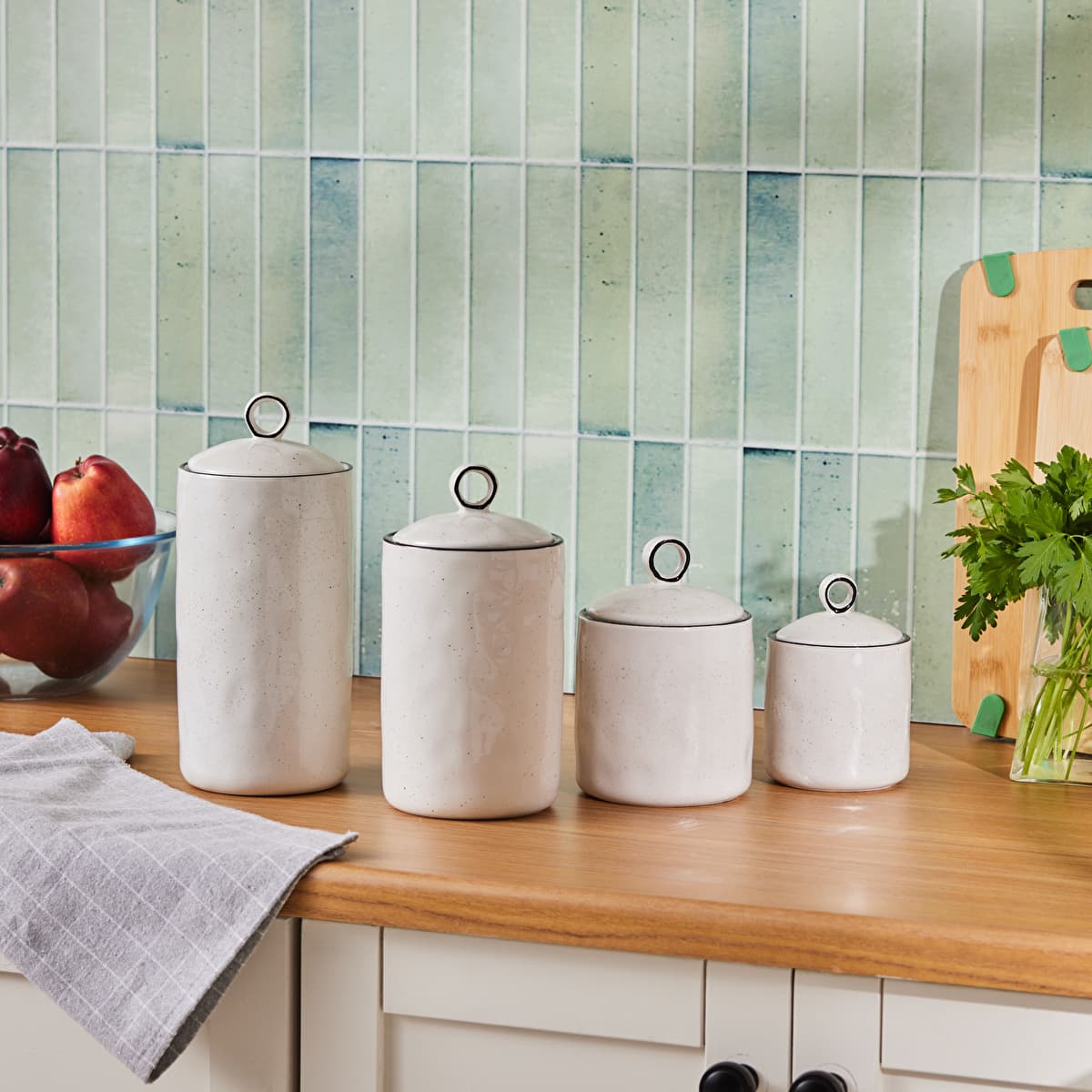 كاراجا لينا طقم بهارات/أوعية بهارات 4 قطع