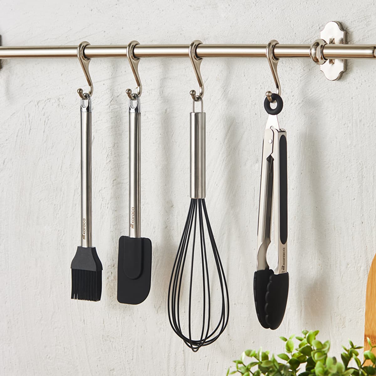 كاراجا كيك طقم أدوات تقديم الكيك 10 قطع أسود