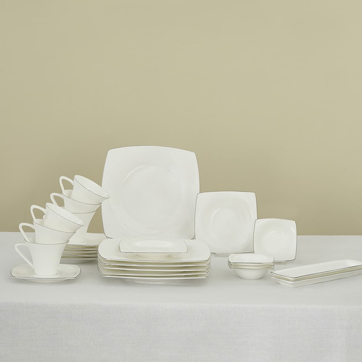 طقم فطور كاراجا بلو إلياد - 26 قطعة