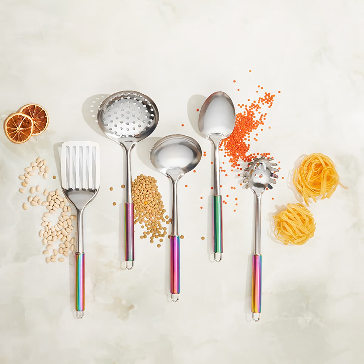 أبريكوت بوب-أب طقم تقديم 5 قطع