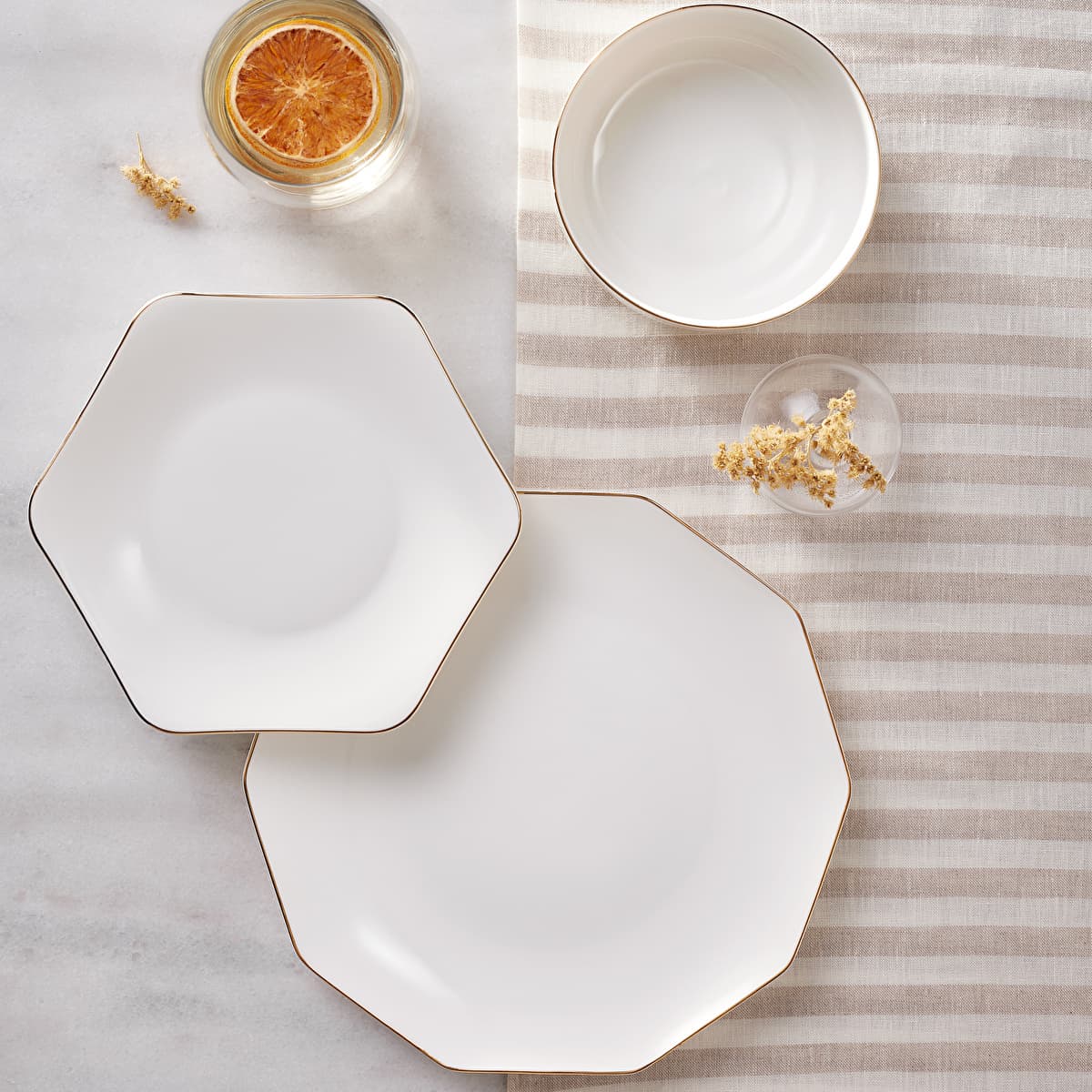 كاراجا ستريم بون ليندا طقم عشاء 18 قطعة لـ 6 أشخاص