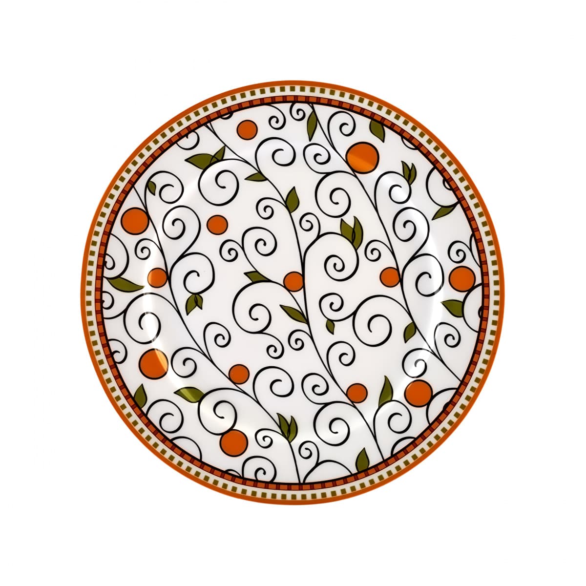 كاراجا x أرسلانتيب (تل الأسود) طبق تقديم بورسلين مشمش 27 سم